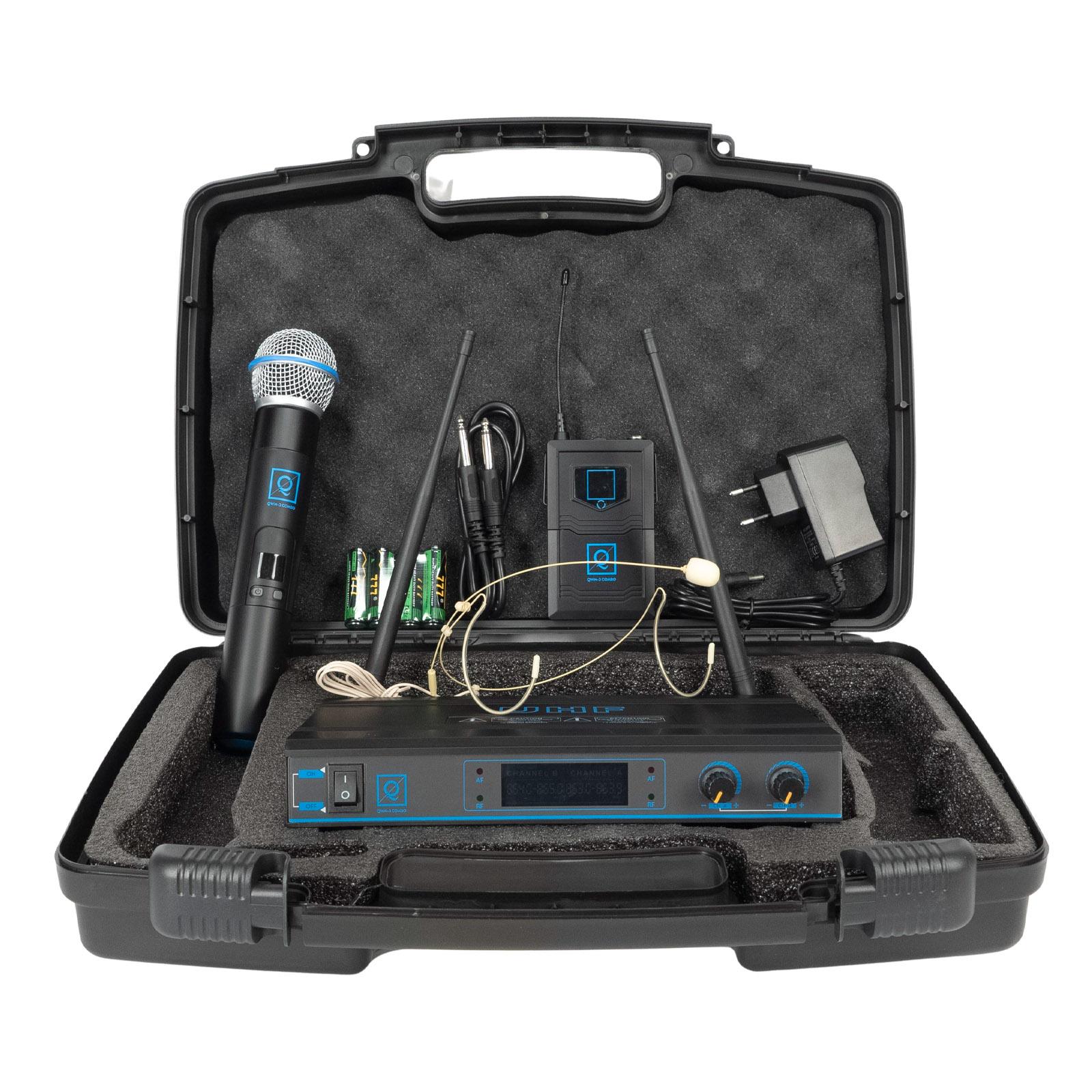 QWM-3 COMBO (HANDHELD +EARSET) 863-865MHZ