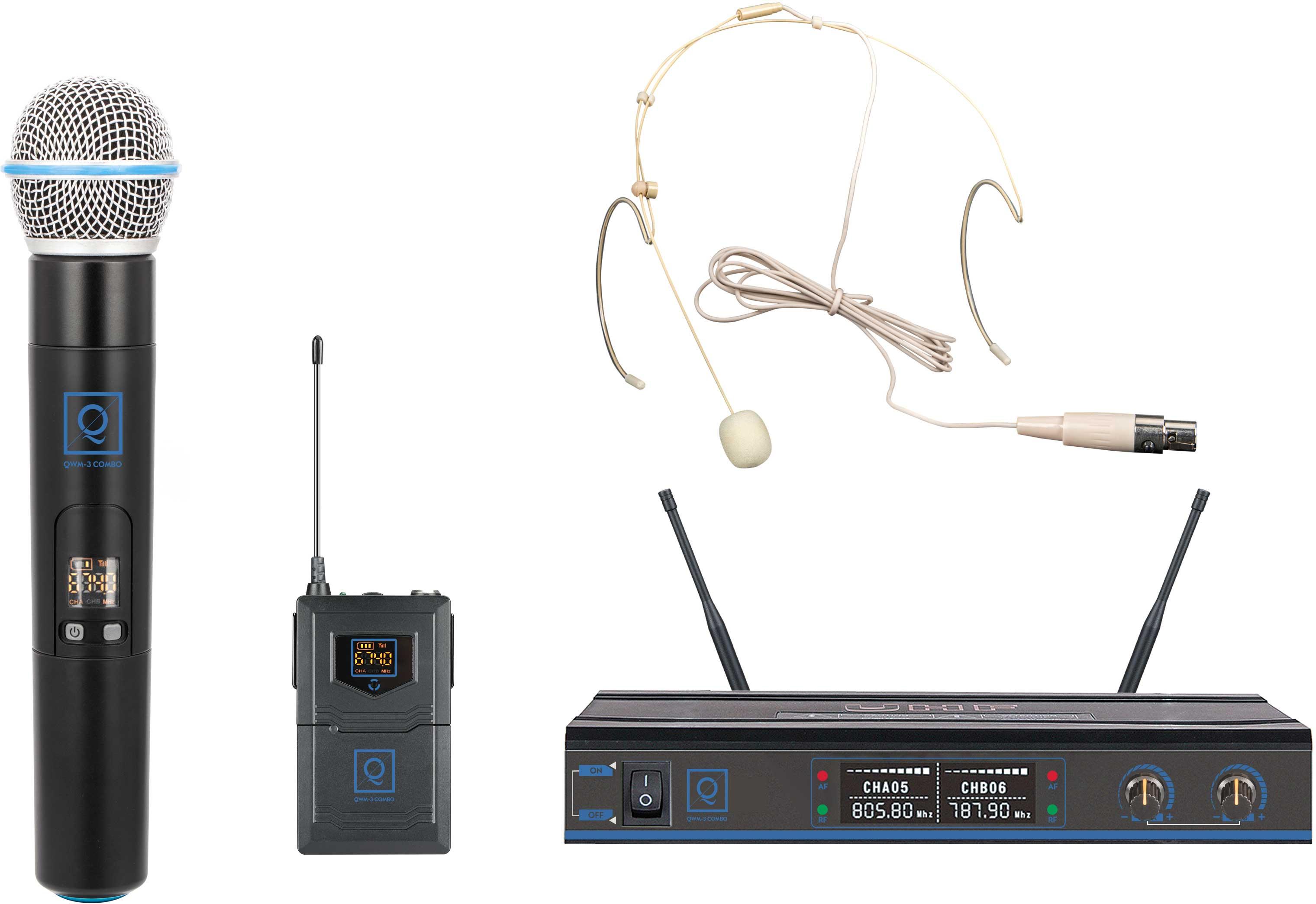 QWM-3 COMBO (HANDHELD +EARSET) 863-865MHZ