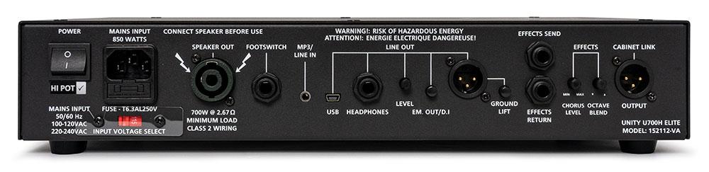 UNITY BASS 700 HEAD