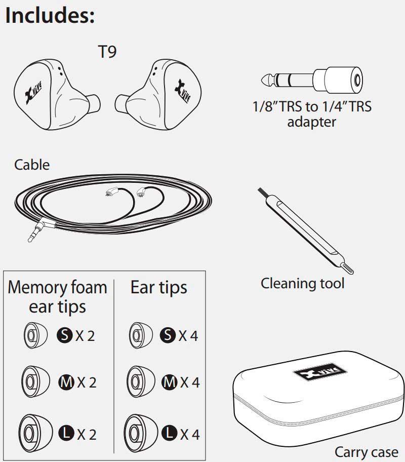 T9 MONITOR IN EAR